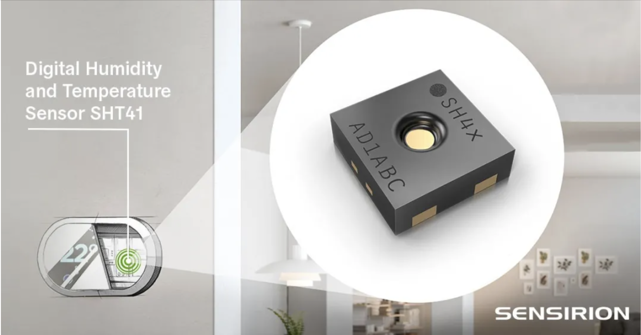 Sensirion第四代溫濕度傳感器SHT4x新增高精度版本